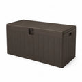 Kunststoff-Aufbewahrungstruhe Polypropylen Braun 120 cm x 45 cm x 55 cm