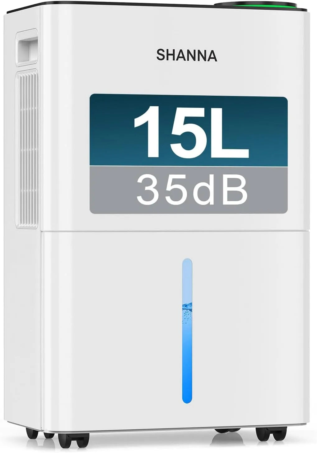 Luchtontvochtiger R290 met 15L, 35dB, 35m2, timer, waterreservoir en ontvochtigingsfunctie