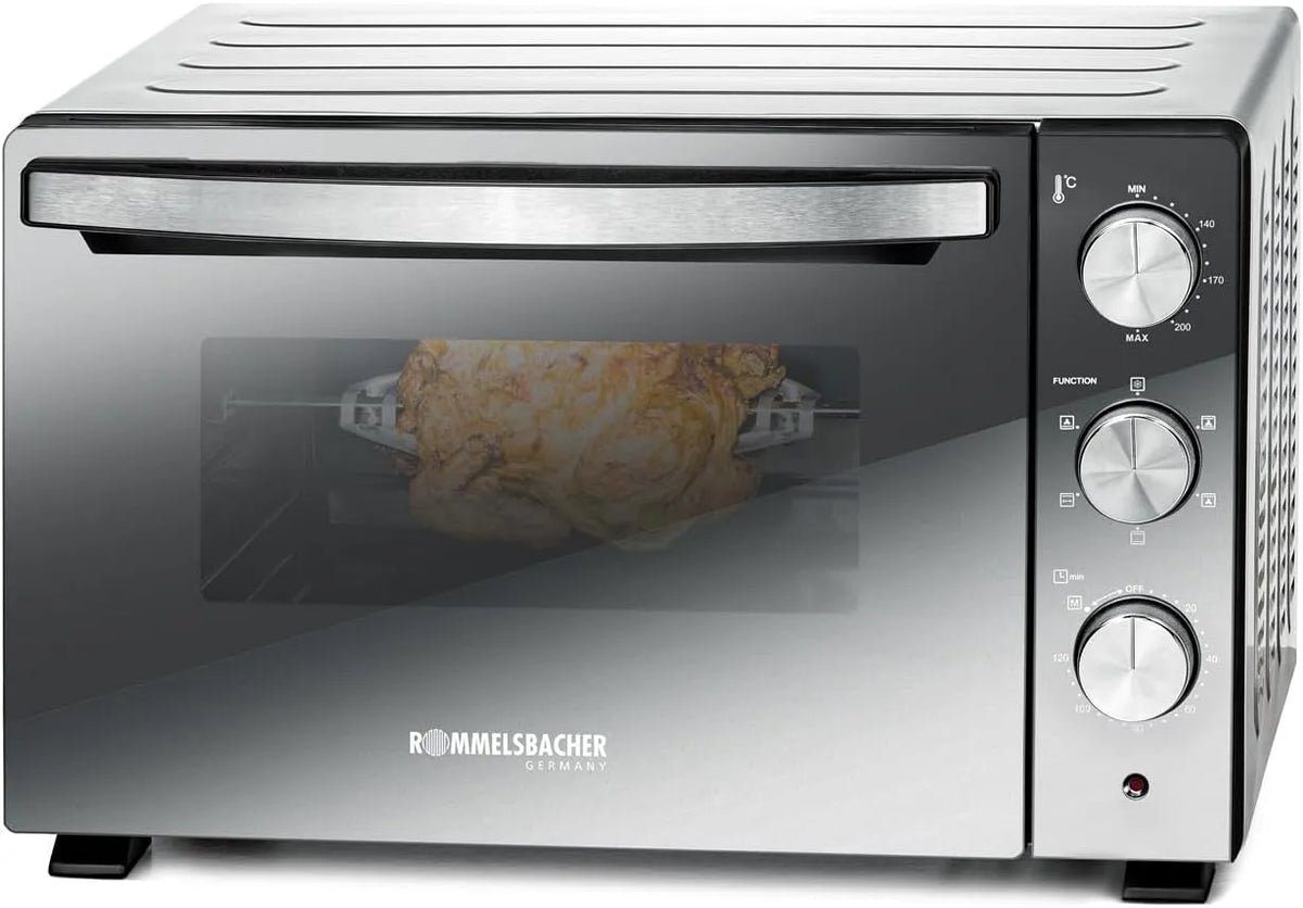 Inbouwoven met ROMMELSBACHER Back & Grill Oven BGS 1500