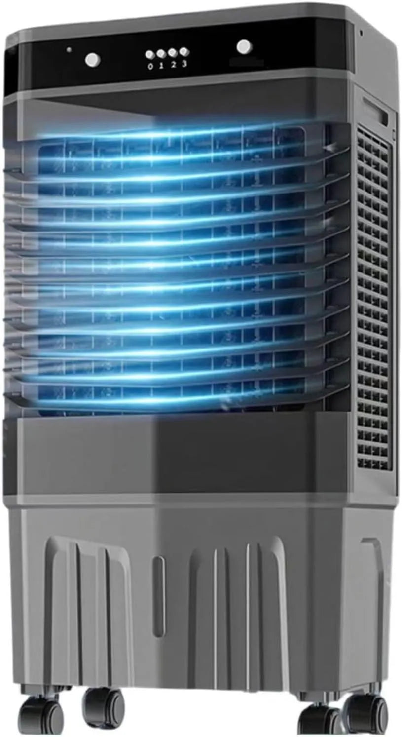Mobiele airconditioner en Luchtkoeler, draagbare AC-eenheid met 120 ° oscillerende 50 l, 12 uur timer, Draagbare airconditioners, extra grote