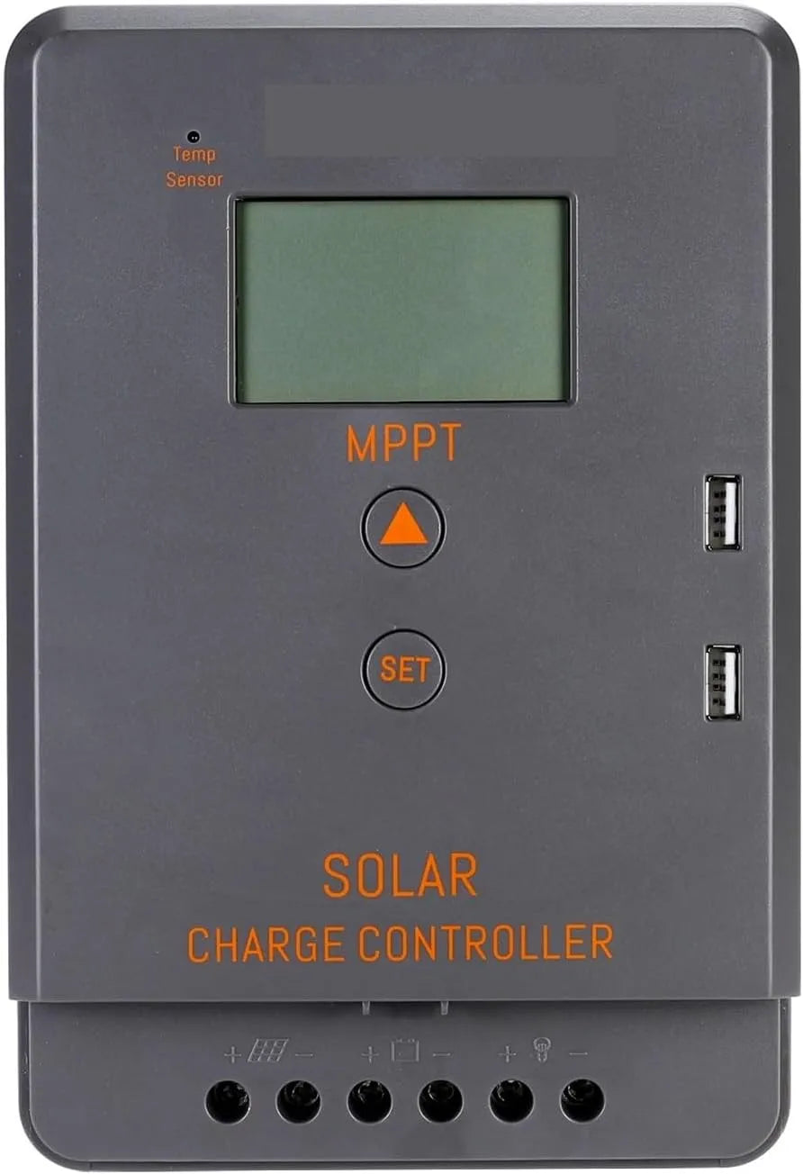 MPPT-zonnecontroller met 40A, 20A, 30A, 12V, 24V en zonne-energie