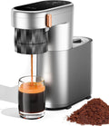 Espressomachine, aanraakbediening, instelbare temperatuur 85-95 °C, draagbaar accu-koffiezetapparaat, Compacte espressomachine, compact formaat