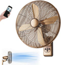 Ventilator met 50 W, 7,5 uur, afstandsbediening, oscillatiefunctie en voor bouwplaats en werkplaats
