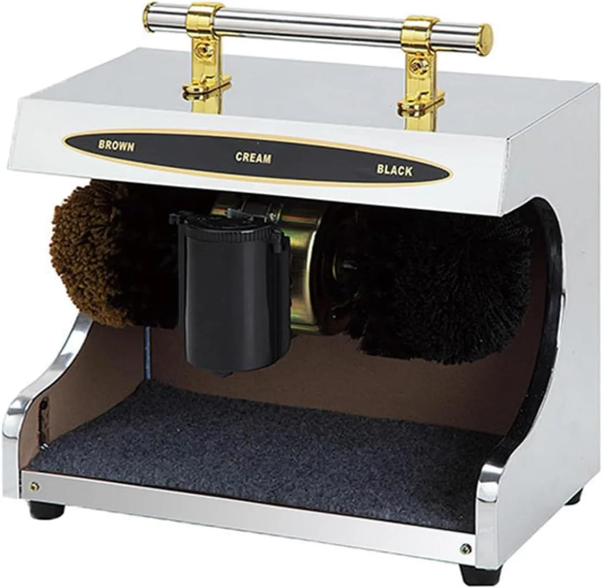 Polijstmachine met 1400RPM Volautomatische Inductie Schoen Polijstmachine, Gemakkelijk schoon te maken, 100 W, Laag Geluid en voor Familie Hotel Bank