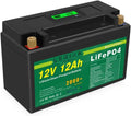 LiFePO4 Accu 12 V 12 Ah lithium-ijzerfosfaatbatterij voor camping LiFePO4 met 12 V en 12 Ah