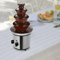 Machine, 1,8 l, machine met 4 standen, grote inhoud 170 W, elektrische chocoladefondue, elektrische chocoladefontein