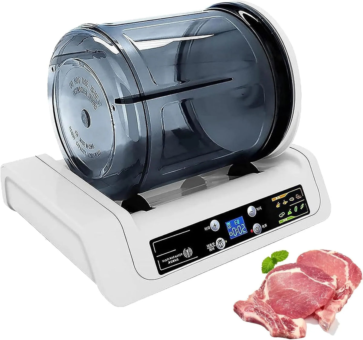 Machine, 5L, 5L commerciële vlees- en groentemarinator met LCD-display en 10H timing