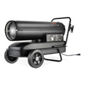 Tuinhuis met 100000 BTU, 38 l, 45 °C, 130 °C, 2,9 l, 12 uur, voor bouwplaats en werkplaats en zwart
