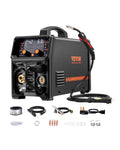 Lasapparaat, MIG/MMA/TIG, 200 A, 4-in-1, MIG zonder gas, MIG gas- en MMA-lassen