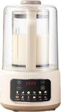 Met geluiddichte afdekking, 1,75 l, 6-in-1 met geluiddichte afdekking, zelfreinigend en warm houden voor notenmelk, soep, timer, Automatische