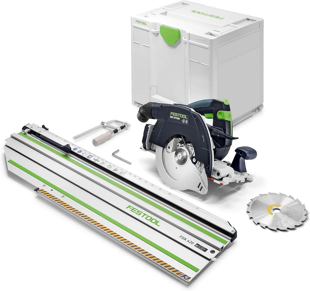 Festool Cirkelzaag met 18 V, 5.200 rpm, 55 mm, 8,0 Ah, 5,0 Ah en voor bouwplaats en werkplaats