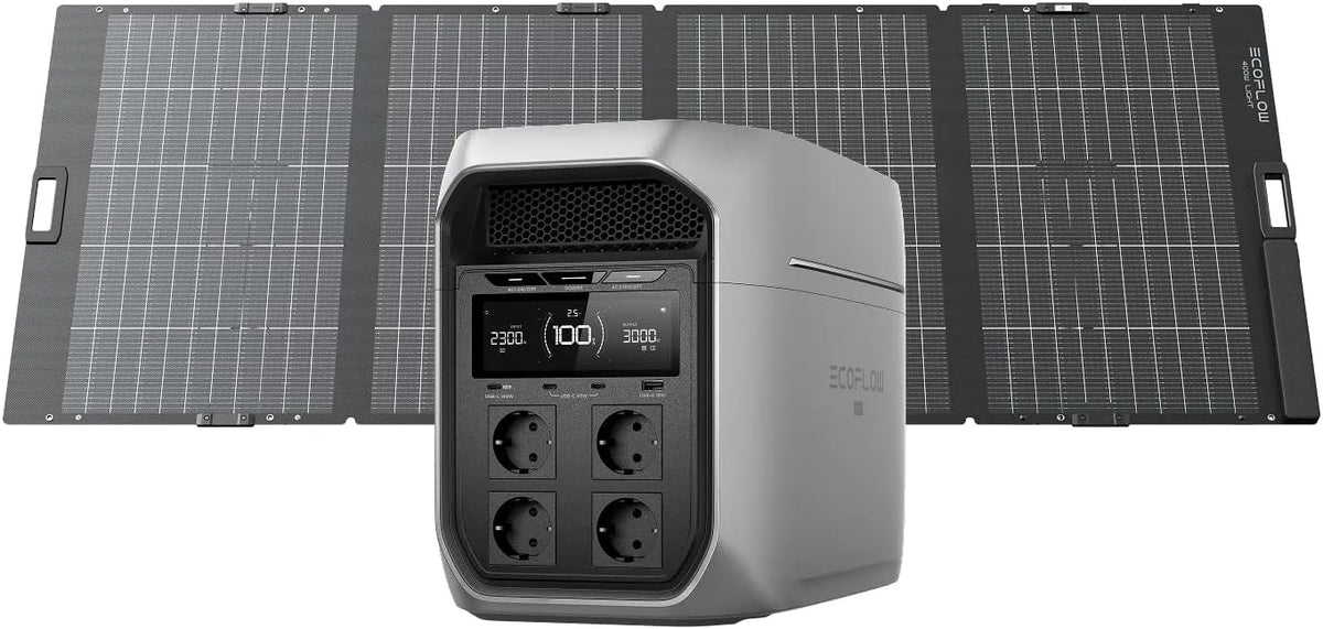 Draagbaar powerstation, 2048 Wh, 400 W, 3000 W, 1000 W, 10 kWh