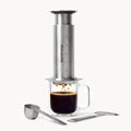 AeroPress stalen koffiepers, zilverkleurig, RVS