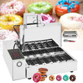 Donut Snack Machine, 2000 W, 220 °C, 6 Rijen 9.5L Hopper Donut Machine, Automatische Donut Maker Machine