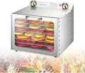 Machine, 30-90 °C, 0-12 Uur, Timer, Elektrische Voedseldroger Fruitdroger, Rundvlees Fruit Vlees en Groenten 8-layer