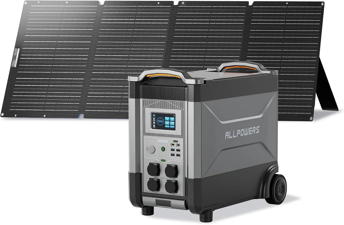 Draagbaar powerstation, R4000, 200 W, 3456 Wh, LiFePO4-batterij