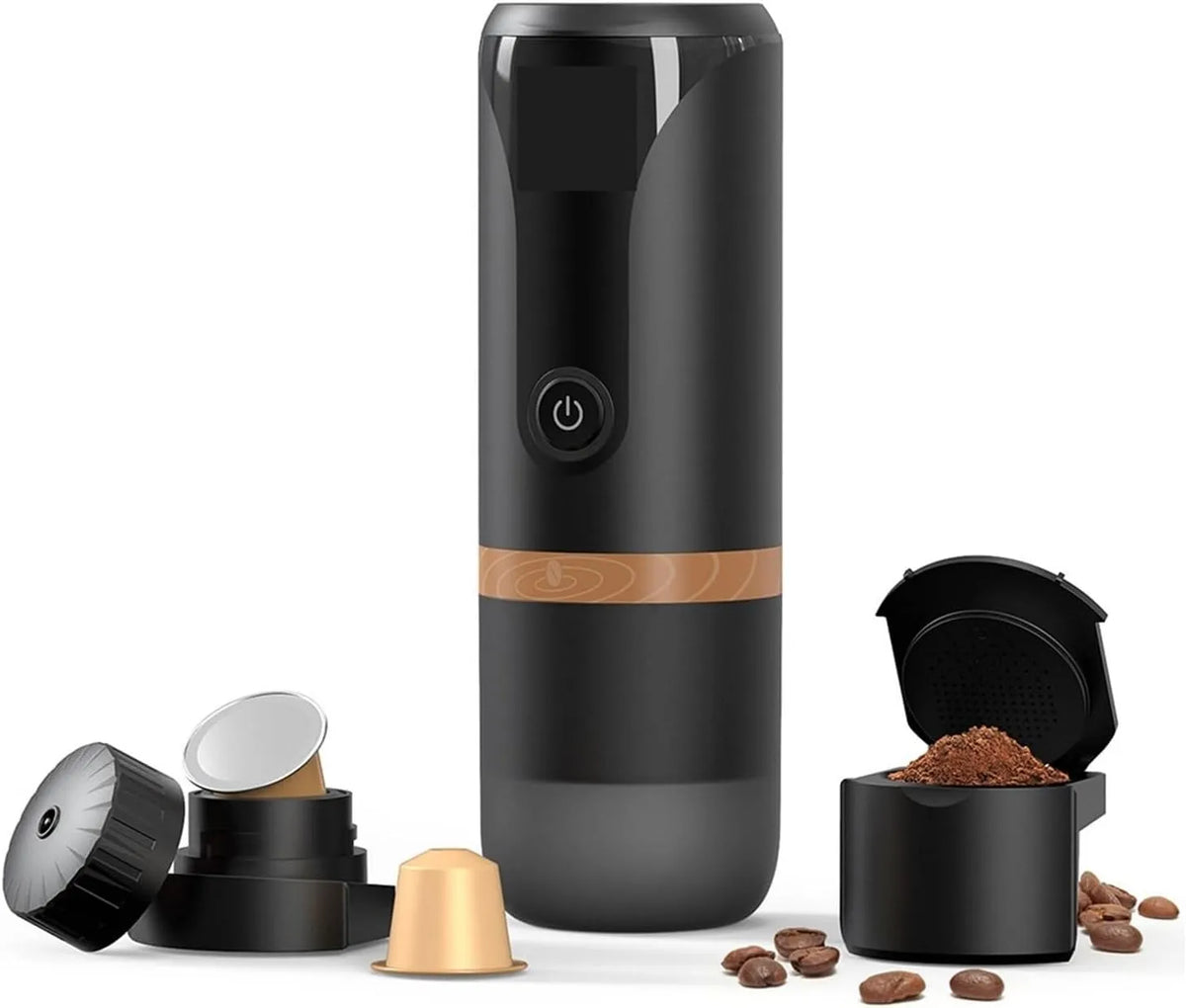 Espressomachine, koffiemachines, voor kamperen, reizen, Draagbaar koffiezetapparaat