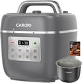 Snelkookpan, Elektrische snelkookpan 3QT, snelkoken, vleesbraden, vertraagde start, 8 compacte multipotfuncties met antiaanbaklaag keramiek: braden