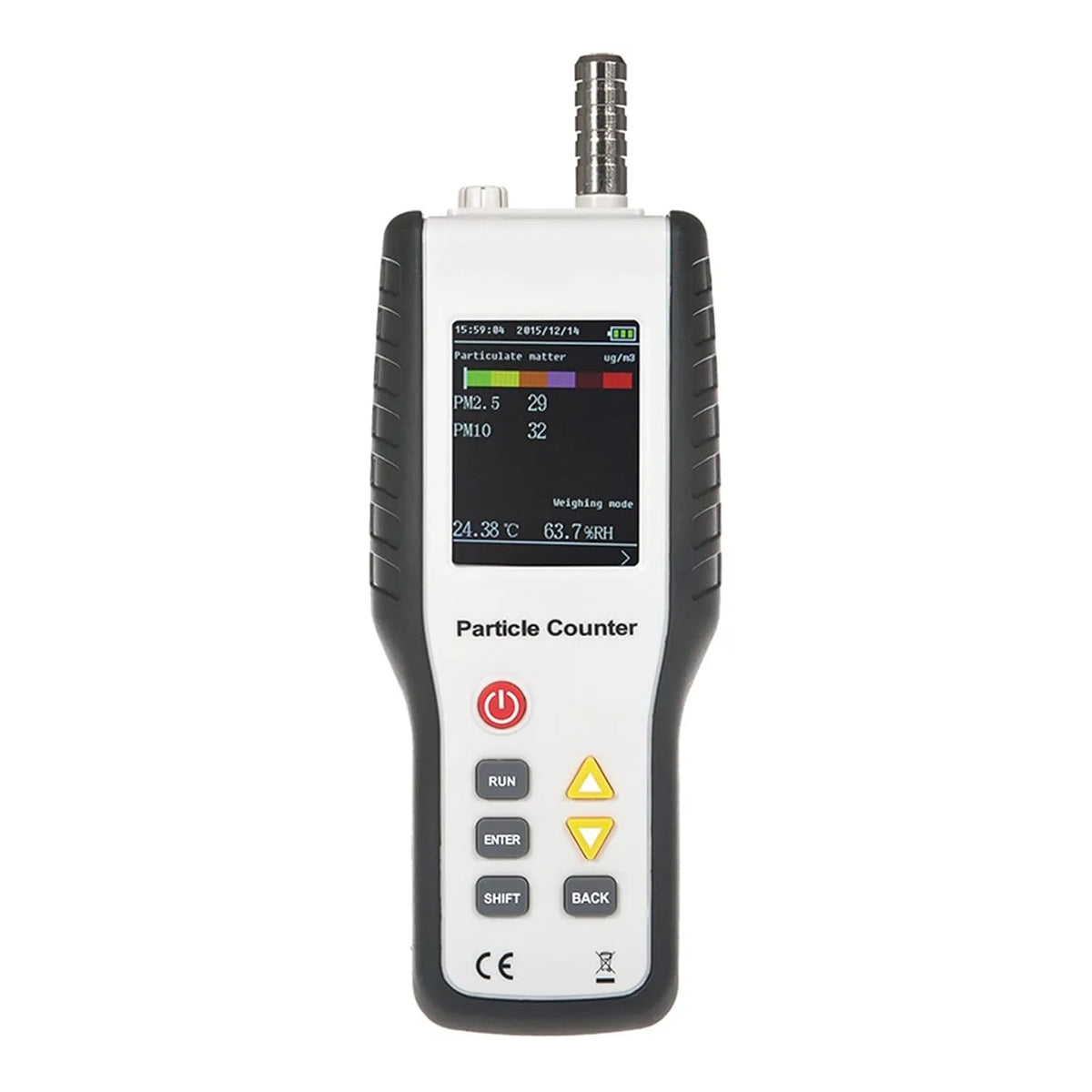 Luchtkwaliteitsmeter, PM 2.5-monitor met hoge resolutie