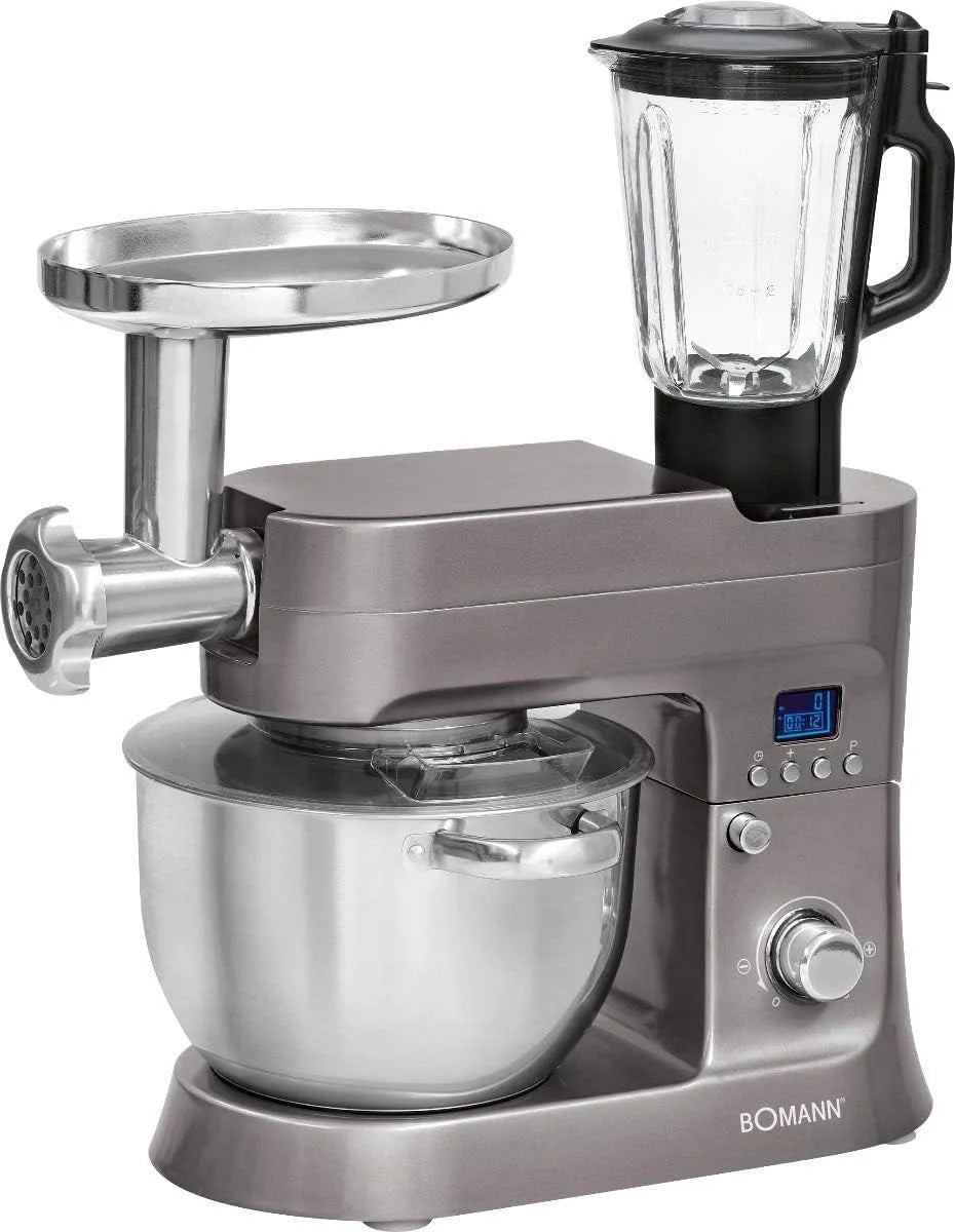 1200 W, Bomann KM 1395 CB, 4 in 1 robot, Broodmixer, Gebakrobot