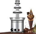 Barbecue met likeuren 4tier, 4/5/6/7 lagen commerciële roestvrijstalen saus smeltpot, grote capaciteit chocoladefondue waterval voor BBQ-saus