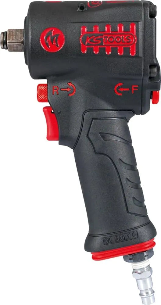 Accu-slagmoersleutel, KS Tools 515.1270 1/2' miniMONSTER High, Performance pneumatische slagmoersleutel 1.390 Nm