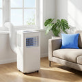 Mobiele airconditioner en Luchtontvochtiger, 12000 BTU, koelt 300 m2, Smart AC met luchtontvochtiger en ventilator, 24-uurs timer, afstandsbediening