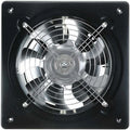 Ventilator, 8 inch, ventilatie ventilator vierkante metalen uitlaat ventilator, hoge snelheid badkamer keuken toilet luchtafvoer, wand fan air