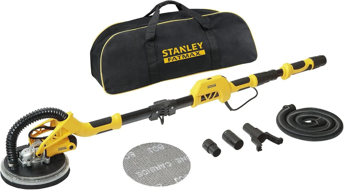 750 W, Stanley SFMEE500S-QS Lijadora de Panel Yeso 750 W, model SFMEE500S-QS, Zwart/Geel