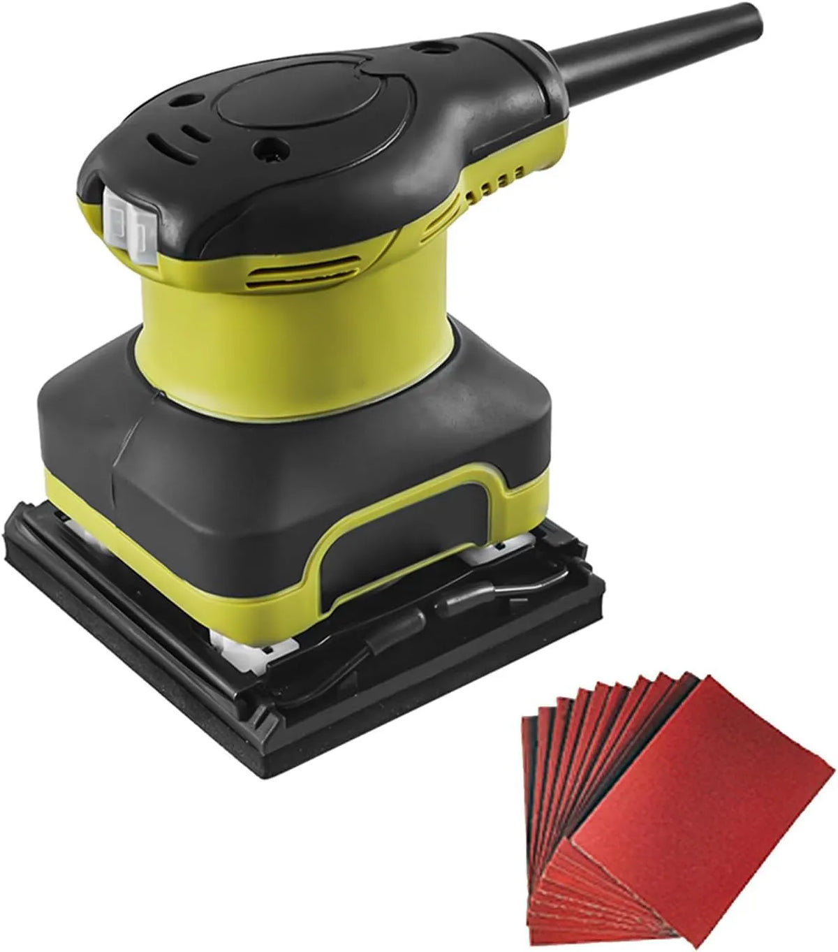 Machine, Vloerschuurmachine, Voor Houtbewerking, Stofvrije Muurschuurmachine Met 20 Stuks Schuurpapier, Gebruiksgemak, Decoratiemeubilair, 390 W