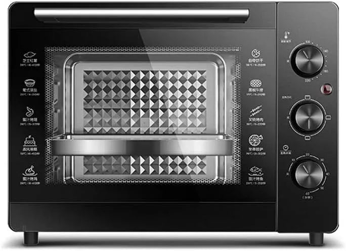 Broodrooster met 0-60 minuten, 15 minuten, 3 uur, 230°C, regelbare thermostaat en bruin