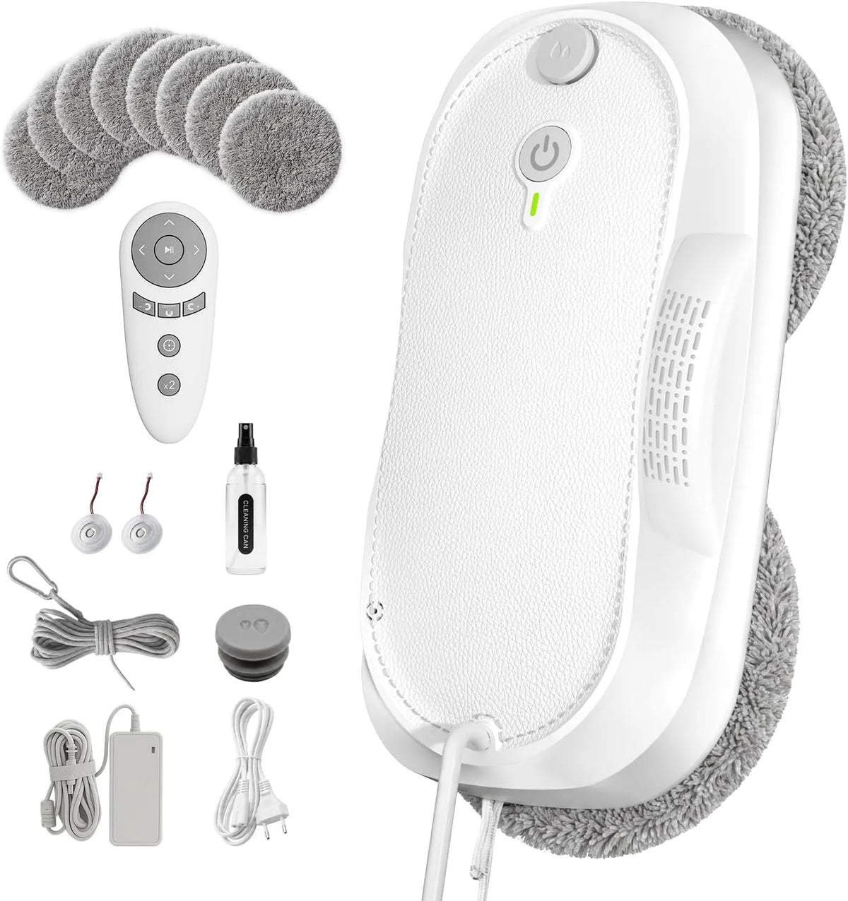 Raamreinigingsrobot X2 met 3200 Pa, 19 mm, 20 minuten en afstandsbediening