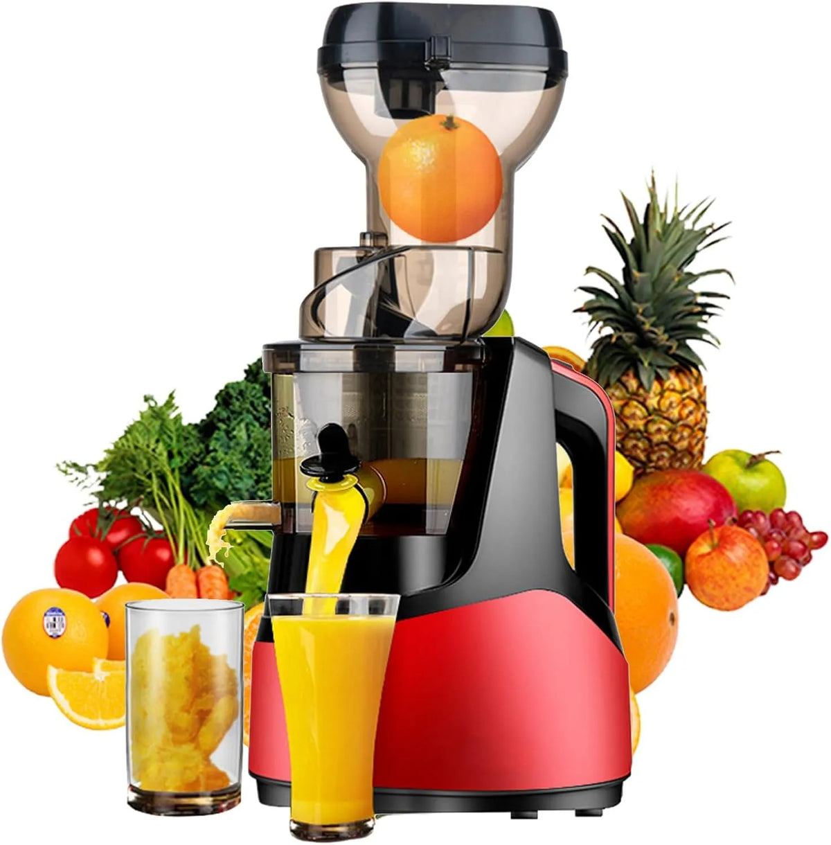 Masticating Juicer Machine, Hoge Nutriënt Retentie, Koude pers