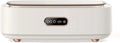 Ultrasoonreiniger met Draagbare professionele ultrasoon reinigingsmachine voor sieraden wit
