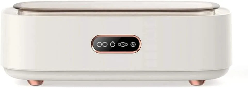 Ultrasoonreiniger met Draagbare professionele ultrasoon reinigingsmachine voor sieraden wit