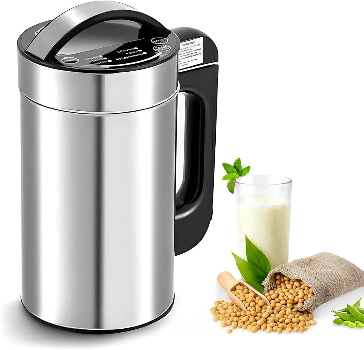 Melk Maker Machine met 3 minuten, 800 W, 120 W, 1.5L, 220-240V, 50Hz, 110-120V en 60Hz