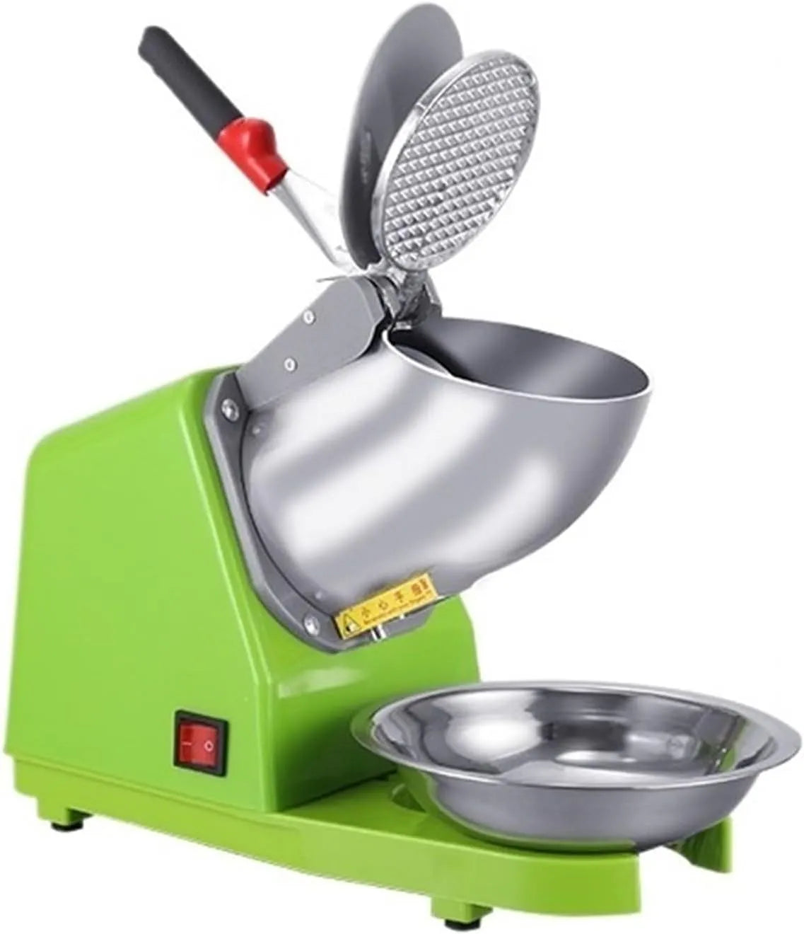 Machine, Kleine Huisijsbreker Krachtig Ijs Vermalen groen, double cap double cutter