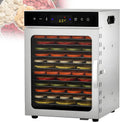 Droger, timer, 6/8/12/18-Tray voedsel- en gedroogde groentendroger, fruit- en groentedroger, 30-90°C