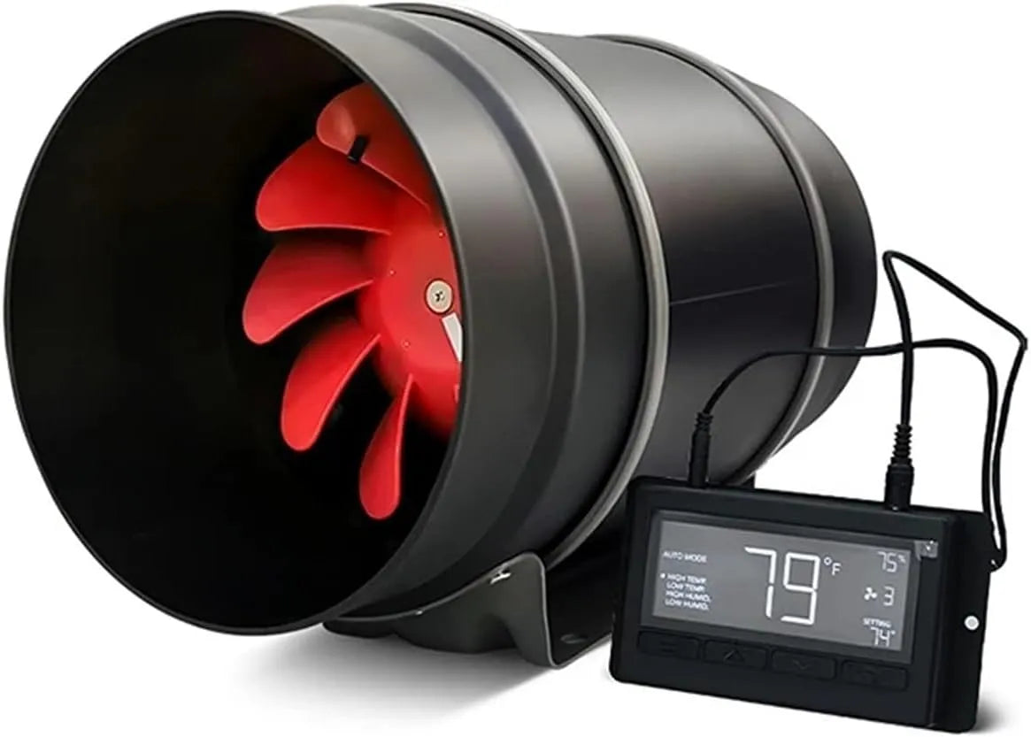 Afzuigventilator met 8 Inch en geluidsarme werking, 8 Inch 500 CFM Inline Kanaalventilator