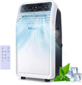 Mobiele airconditioner en Ventilator met 18000 BTU, 12000 BTU, 250 m2, 350 m2, 300 m3/h, 4-in-1, afstandsbediening en digitaal display