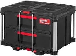 Milwaukee 4932472129 PACKOUT gereedschapskist met 2 laden met 3500 accessoires
