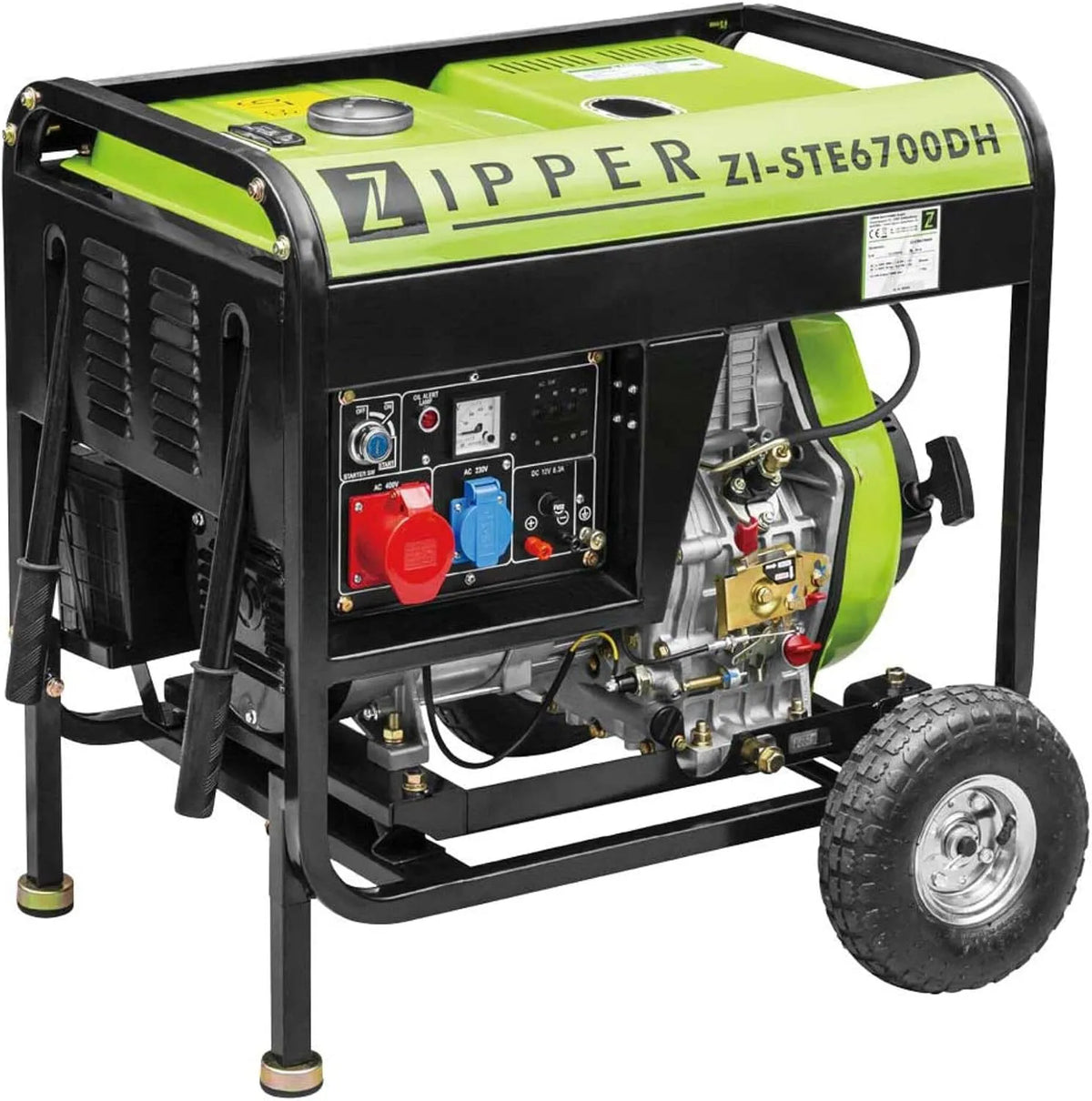 Zipper ZI-STE6700DH Stromerzeuger Diesel, model ZI-STE6700DH