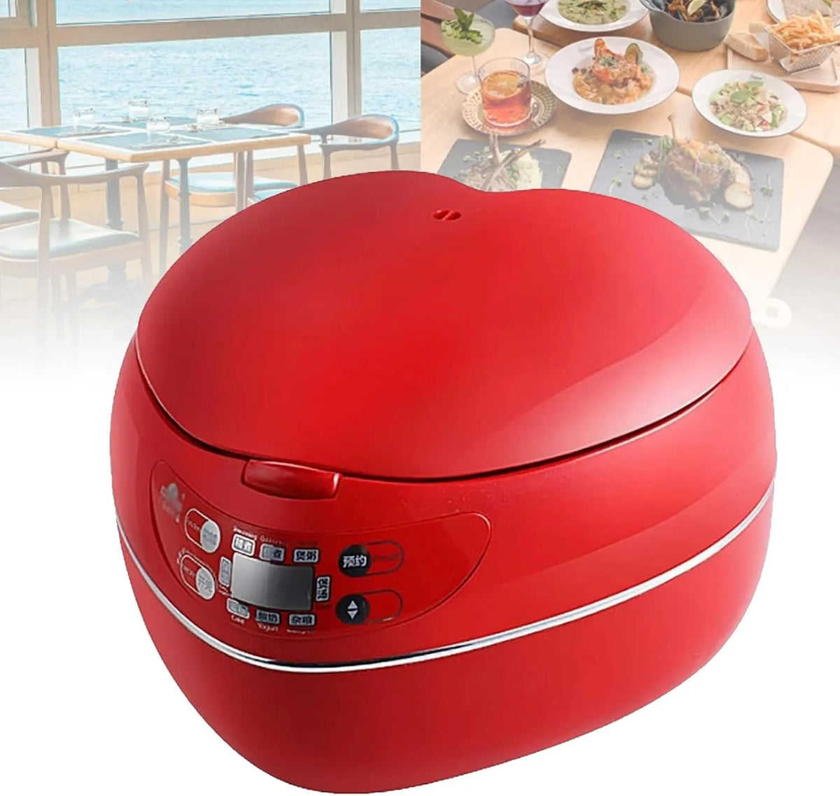 RVS binnenpan, 300 W, 1,8L, 220V, 50Hz, 24 uur, snel koken, haver/soep
