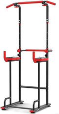 Power Tower, Hoogteverstelling op 6 niveaus, Barbell Rack thuis Gym Fitness Squat Rack