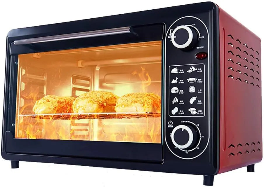 Inbouwoven, 48L, 100-250 °C, 60 minuten, timer, accessoires 220