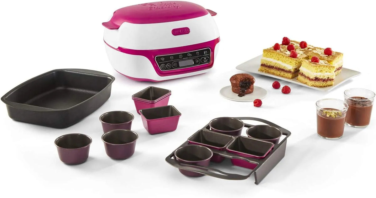 Tefal machine KD810112 met 1100 W en aluminium, 5 automatische programma's