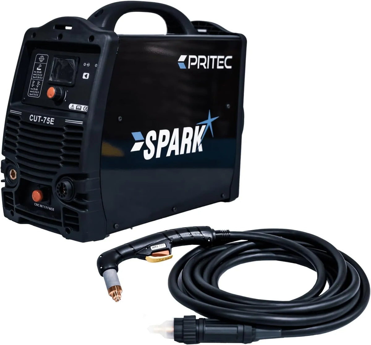 Machine met 3-400V, 9.8 kW, 13.9 A, 300V, 20-75 A, 40°C en 10 minuten