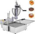 Mallen Donut Machine, 3000 W, 9L, Donut Maker 9L Capaciteit Hopper Donut, Friteuse Commerciële 3 Donut Mallen Donut, Machine Maker Verstelbare Dikte