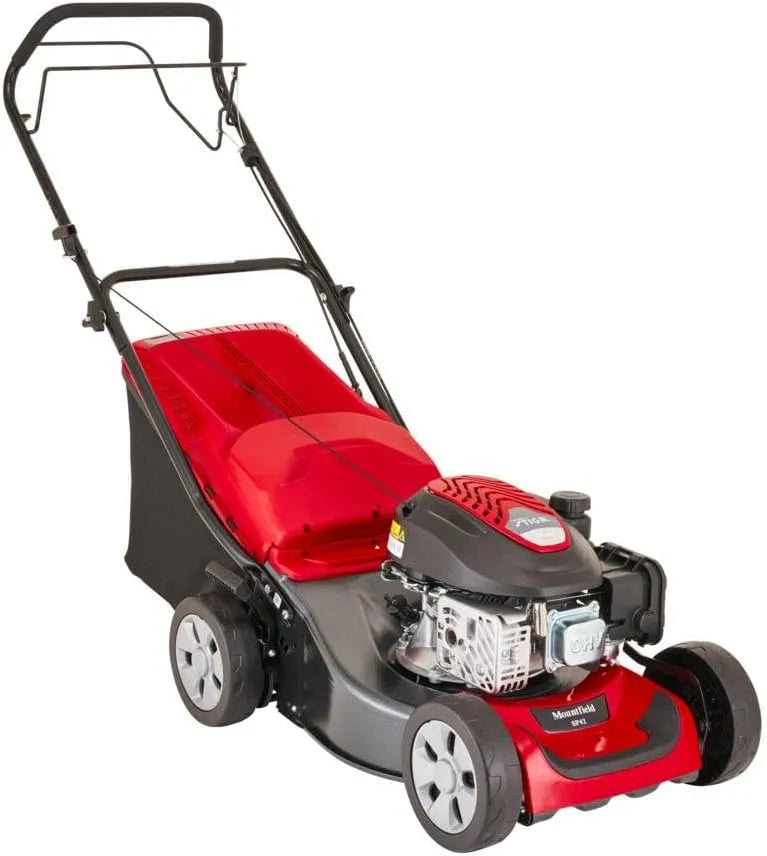 41cm, Benzine Roterende Maaier, model SP42, Mountfield SP42 Vierwielige Zelfrijdende Benzine Roterende