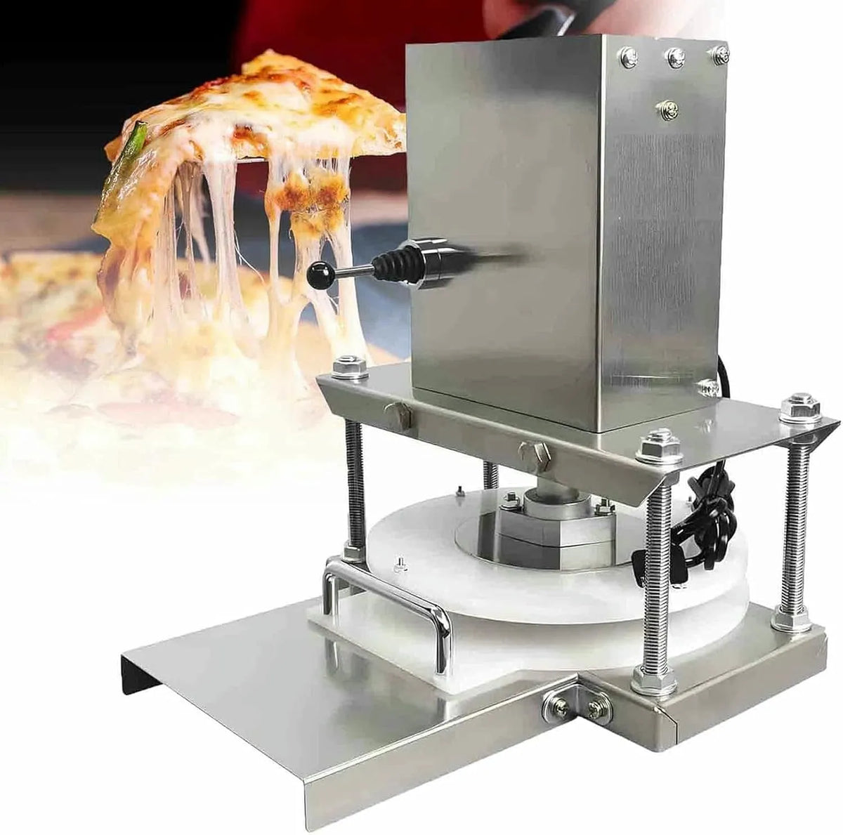 Deeg Pers Machine met 28,5X33X33,5cm, 55 W, 240V, 8,66 inch, 204KG, 0,08 inch, 1,97 inch en 0,71 inch